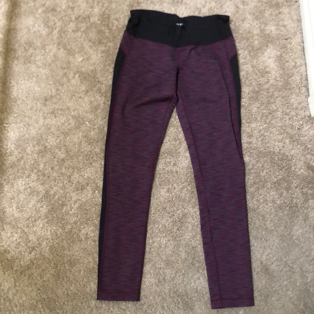 3 athletic pants(3 leggings & wide-leg pant)-S-M